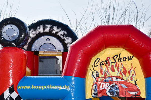 Hüpfburg Crazy Cars
