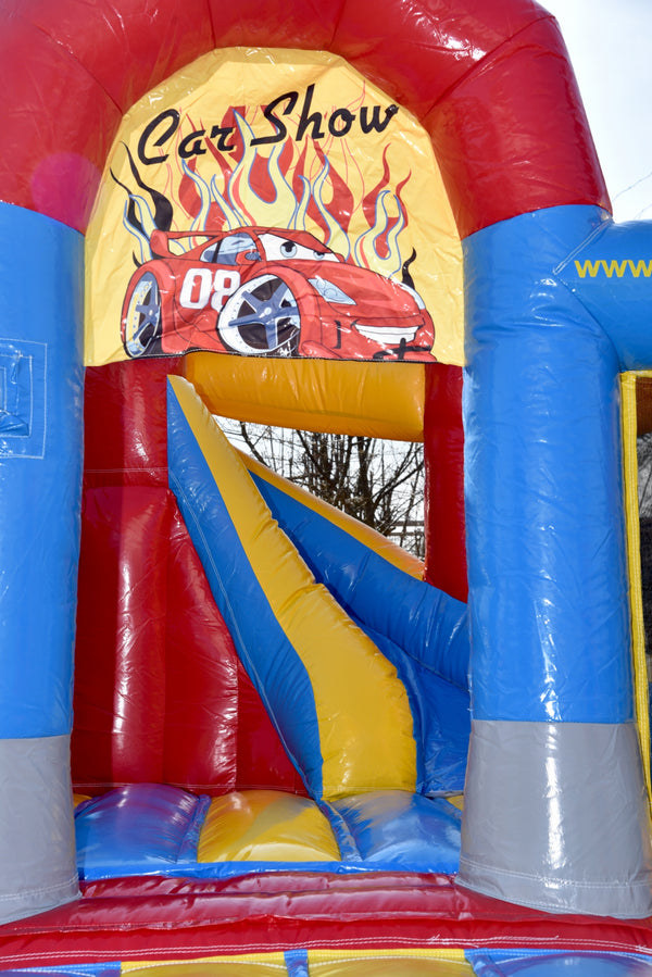 Hüpfburg Crazy Cars