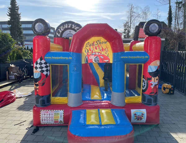 Hüpfburg Crazy Cars